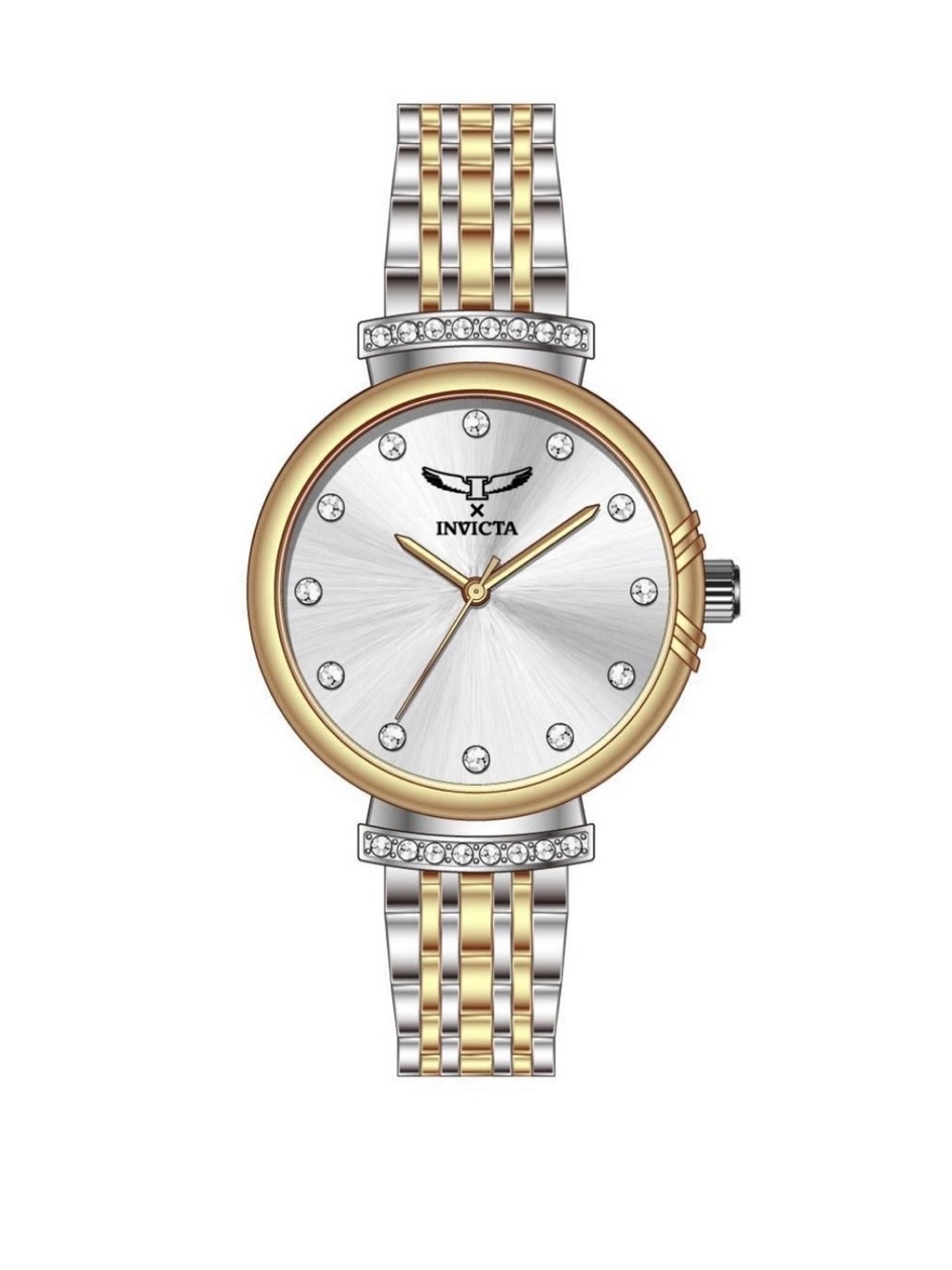 Invicta Angel Women's Watch - 34mm, Silver, Gold 69954